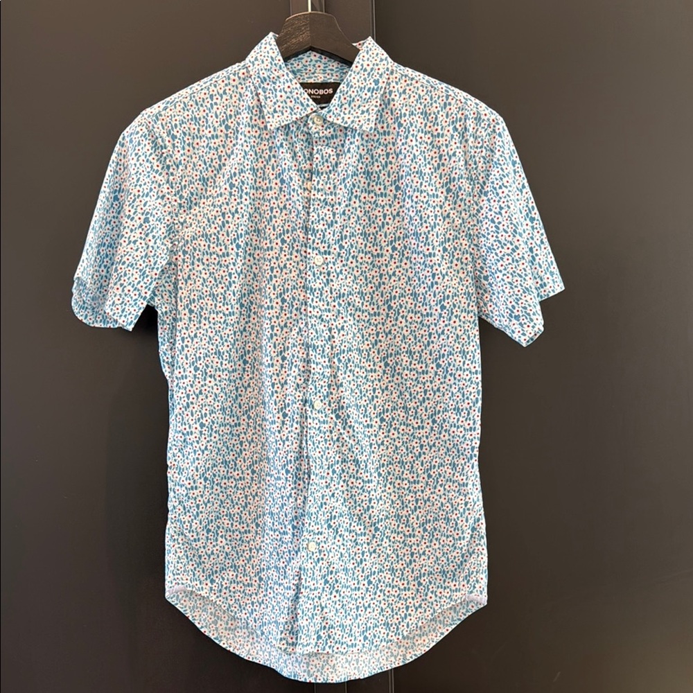 Bonobos Men's Riviera Stretch Short Sleeve Floral Shirt